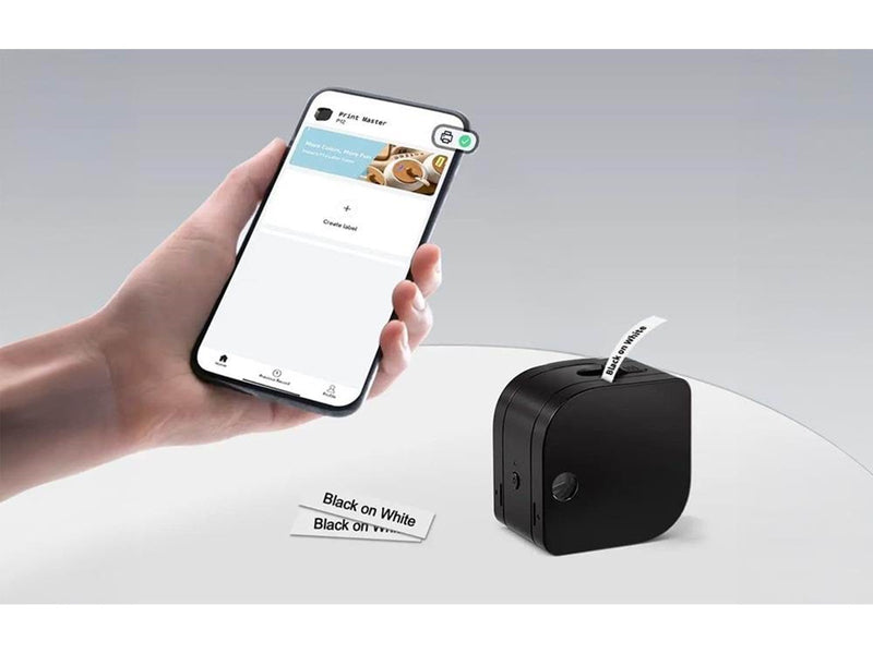 Phomemo P12 Pro Portable Label Printer - Black