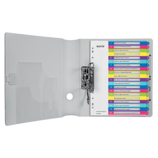 LEITZ Ordnerregister WOW Vollformat - 1 Satz