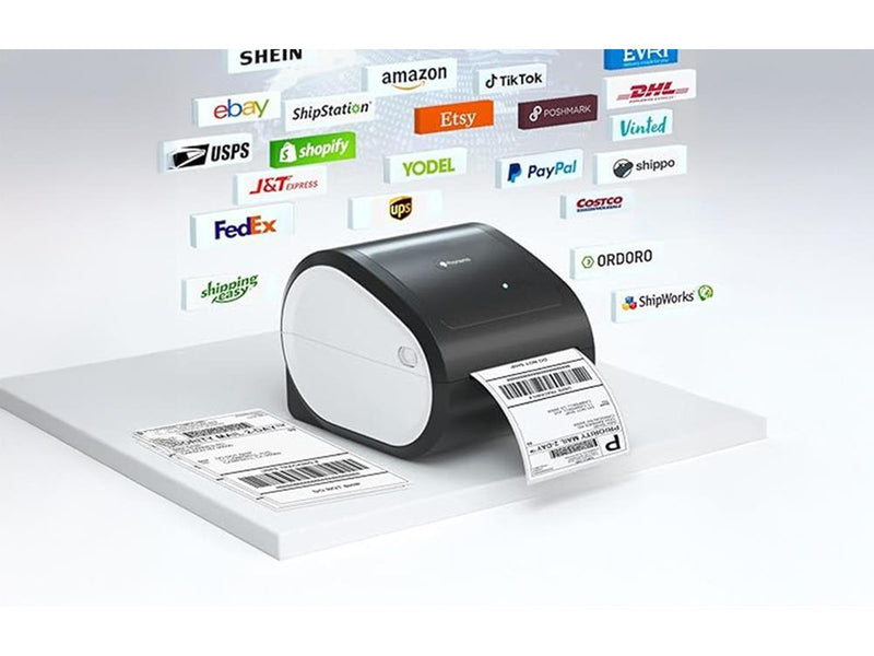 Phomemo D520 Portable Label Printer - Black and White