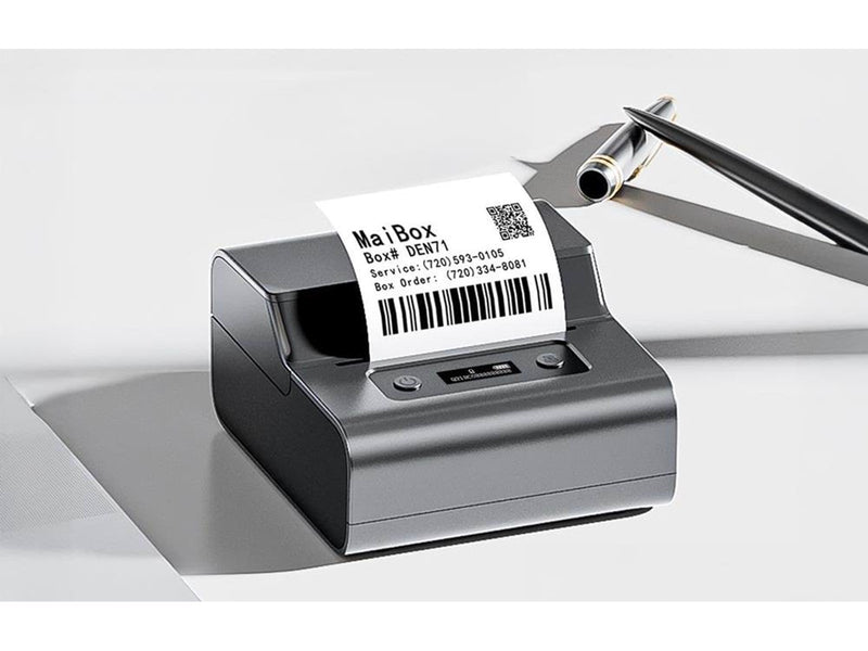 Phomemo M221 Portable Label Printer - Gray and Black