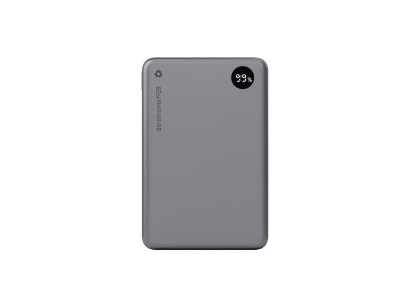 dbramante1928 re-charge MagSafe LED Powerbank (Akku) - Grau - 10000 mAh
