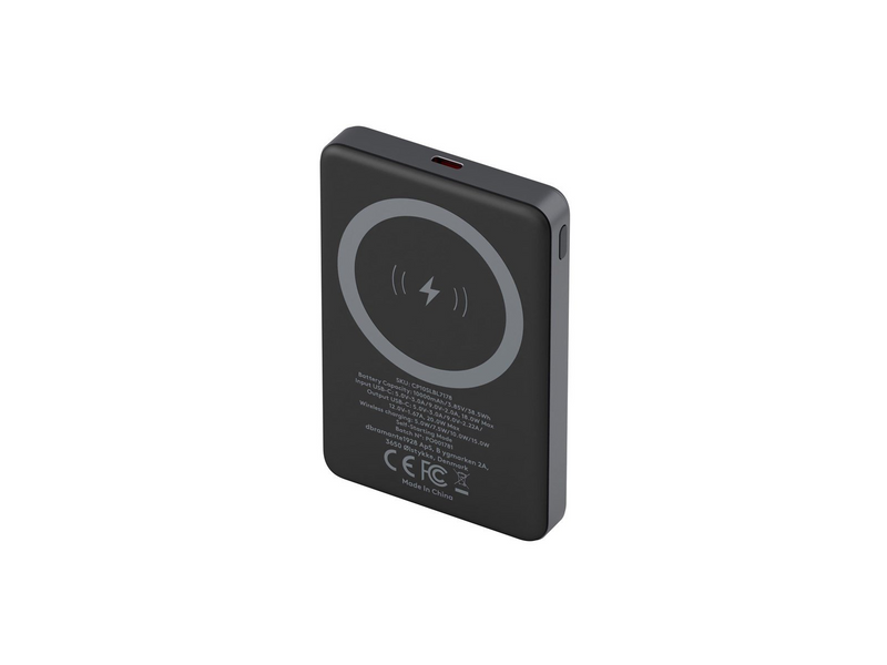 dbramante1928 re-charge MagSafe LED Powerbank (Akku) - Grau - 10000 mAh