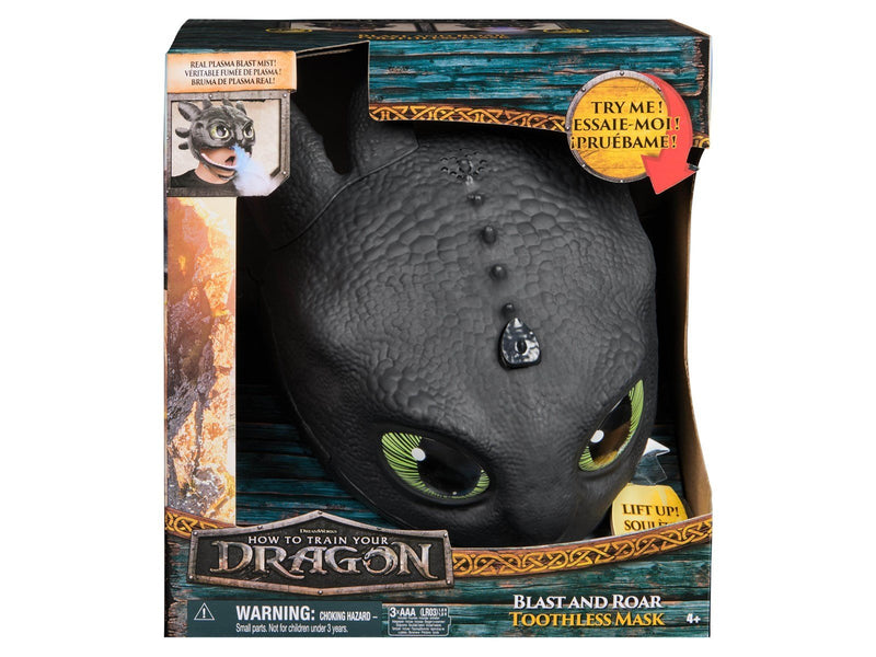Dragons Movie Bland and Roar Toothless Mask