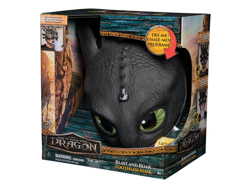 Dragons Movie Bland and Roar Toothless Mask