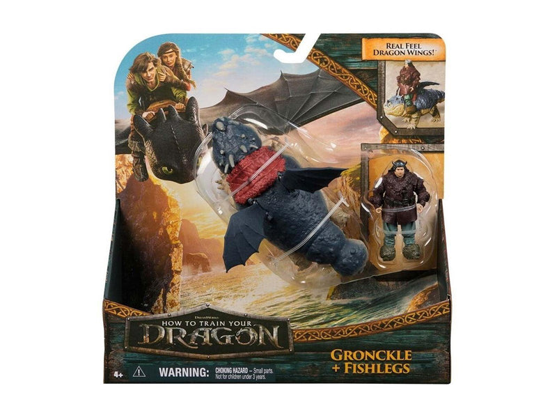 Dragons Movie Viking & Dragon - Gronckle&Fishlegs