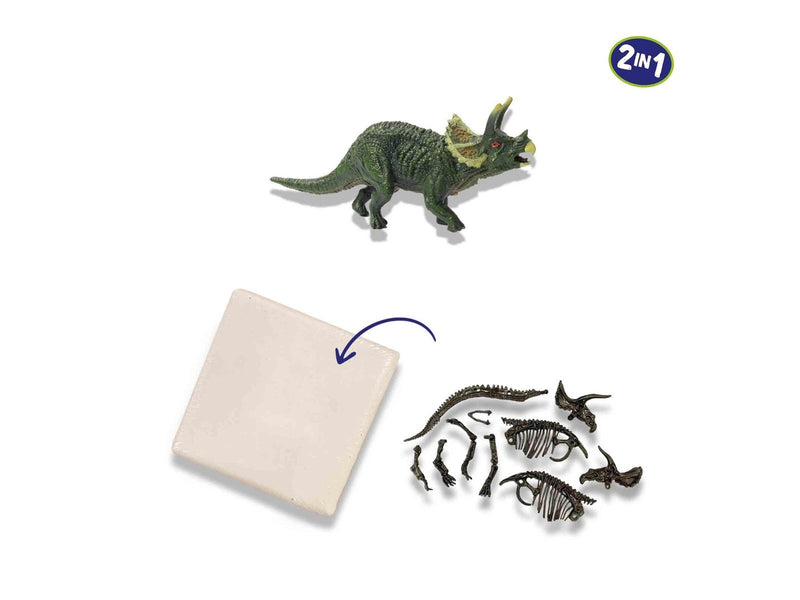 SES Creative Explore Dino and skeleton excavation 2 in 1 - Triceratops