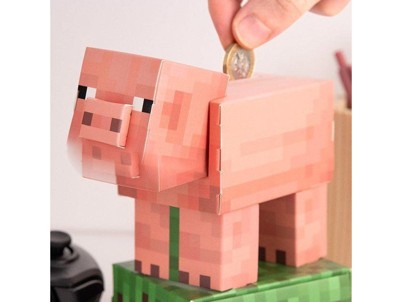 Paladone - Minecraft Pig Build Your Own Money Box Kit