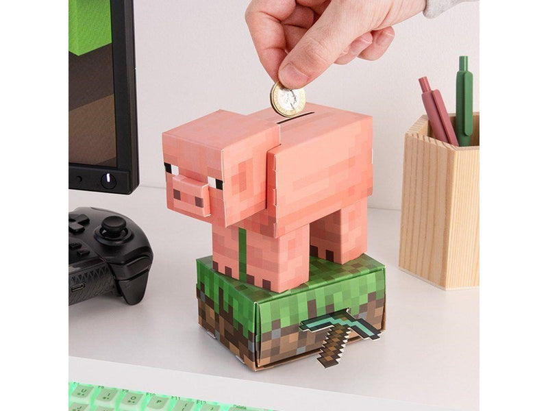 Paladone - Minecraft Pig Build Your Own Money Box Kit