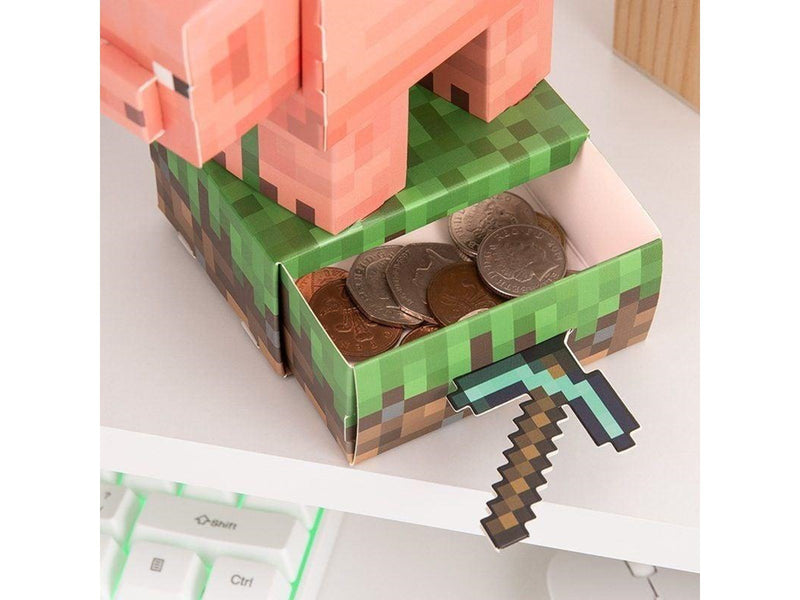 Paladone - Minecraft Pig Build Your Own Money Box Kit