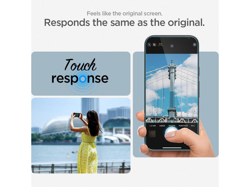 Spigen Glass tR EZ Fit 2 Pack transparency - Google Pixel 9A