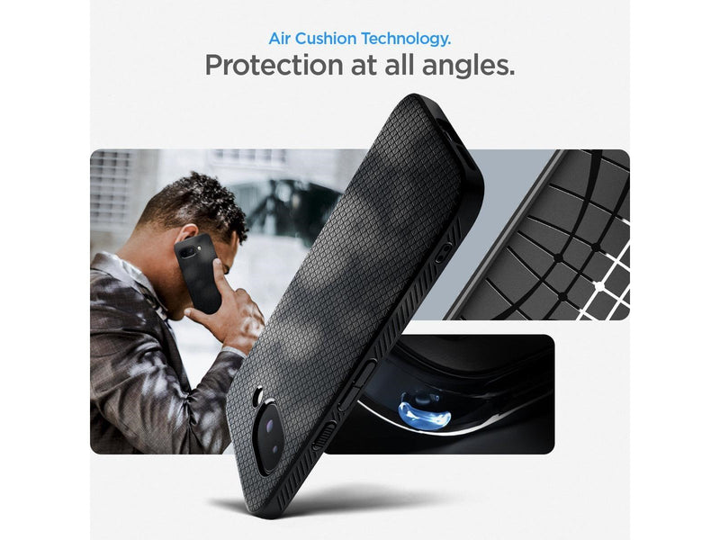 Spigen Liquid Air matte black - Google Pixel 9a