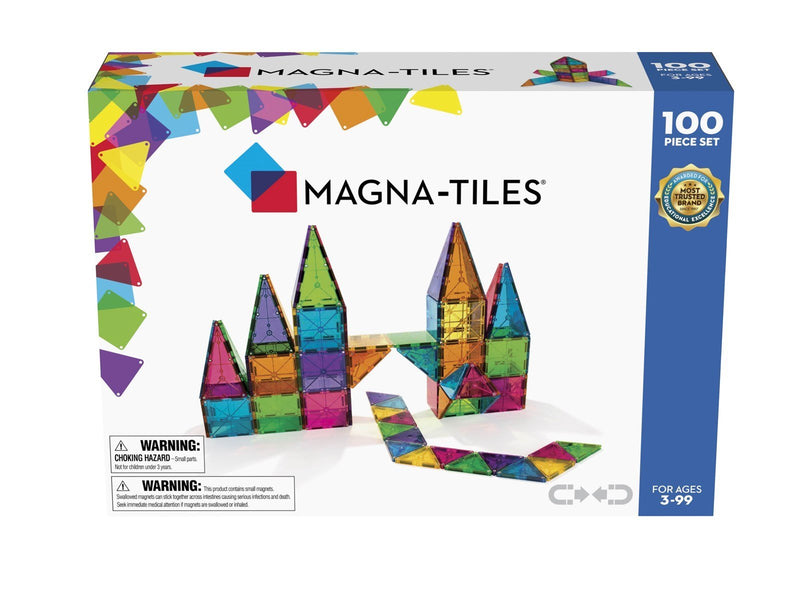 Magna-Tiles Clear Colours 100 pcs