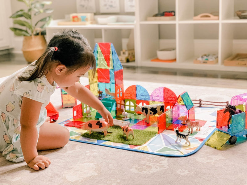 Magna-Tiles Metropolis 110-Piece Magnetic Building Set