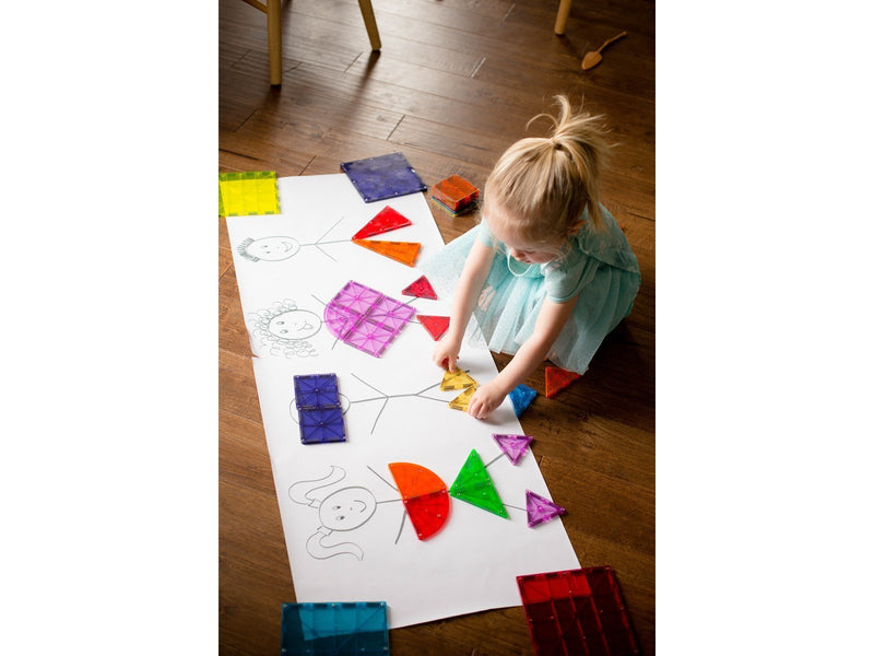 Magna-Tiles Metropolis 110-Piece Magnetic Building Set