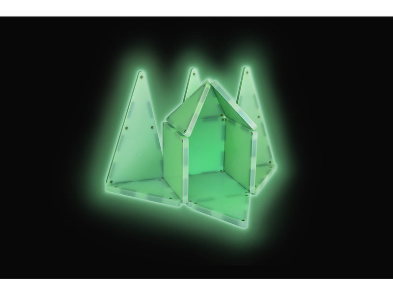 Magna-Tiles Glow 16-Piece Magnetic Building Set