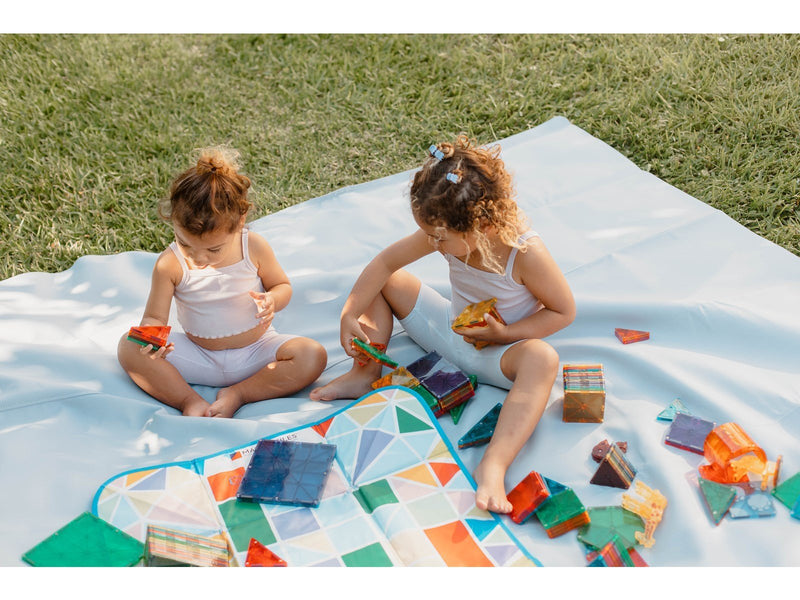Magna-Tiles Storage Bin & Interactive Play-Mat