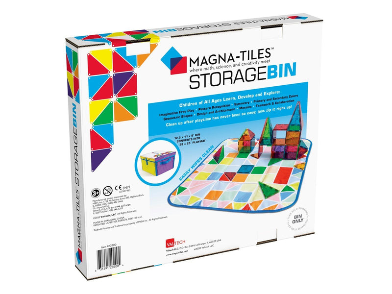 Magna-Tiles Storage Bin & Interactive Play-Mat