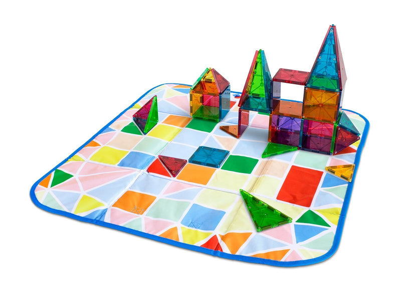 Magna-Tiles Storage Bin & Interactive Play-Mat