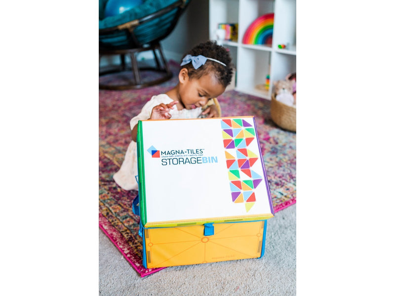 Magna-Tiles Storage Bin & Interactive Play-Mat