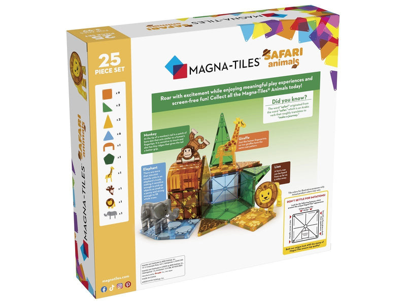 Magna-Tiles Safari Animals 25 pcs set