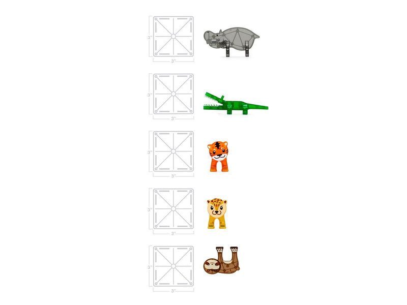 Magna-Tiles Jungle Animals 25 pcs set