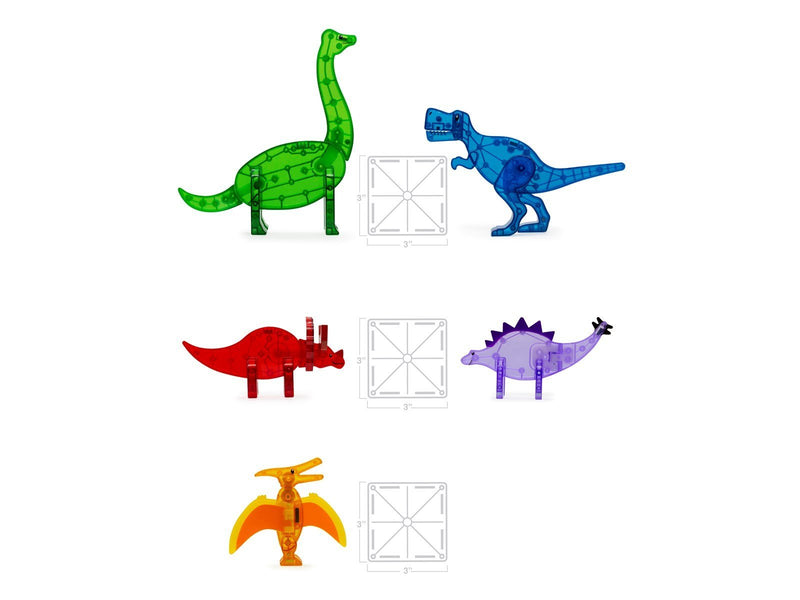 Magna-Tiles Dinos 5 pcs set