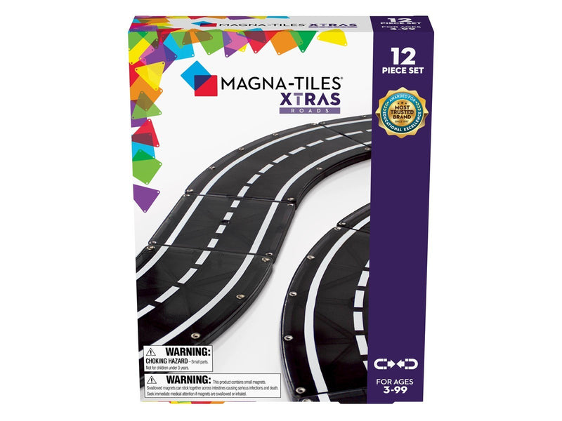 Magna-Tiles  XTRAS Roads 12-Piece Set