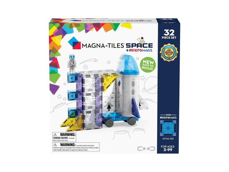 Magna-Tiles Space 32-Piece Magnetic Construction Set