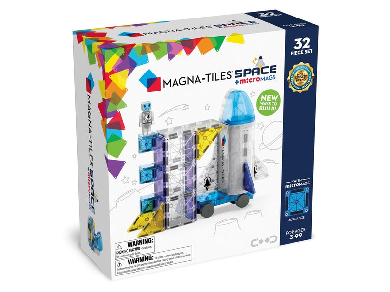 Magna-Tiles Space 32-Piece Magnetic Construction Set