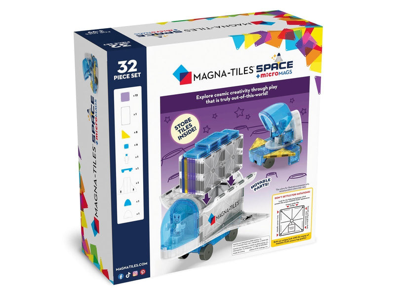Magna-Tiles Space 32-Piece Magnetic Construction Set