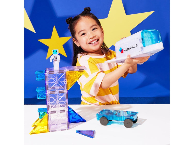 Magna-Tiles Space 32-Piece Magnetic Construction Set