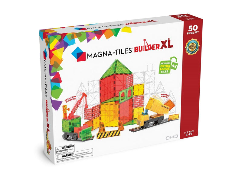Magna-Tiles Builder XL 50-Piece