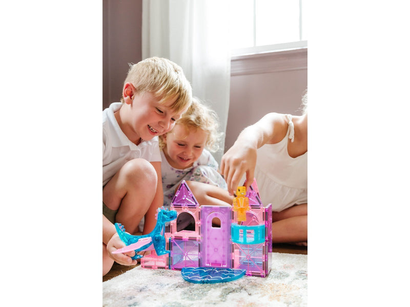 Magna-Tiles Castle 25-Piece Magnetic Construction Set