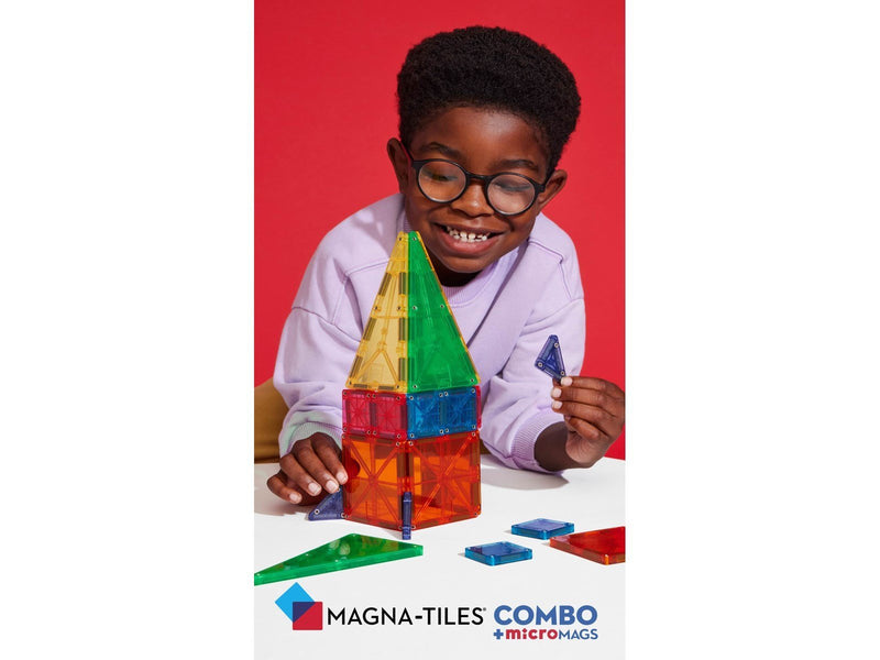 Magna-Tiles MicroMAGS Combo 46-Piece Set.