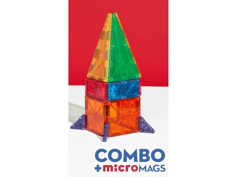 Magna-Tiles MicroMAGS Combo 46-Piece Set.