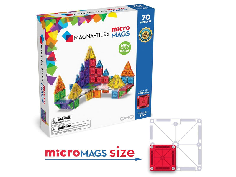 Magna-Tiles MicroMAGS Deluxe set 70pcs