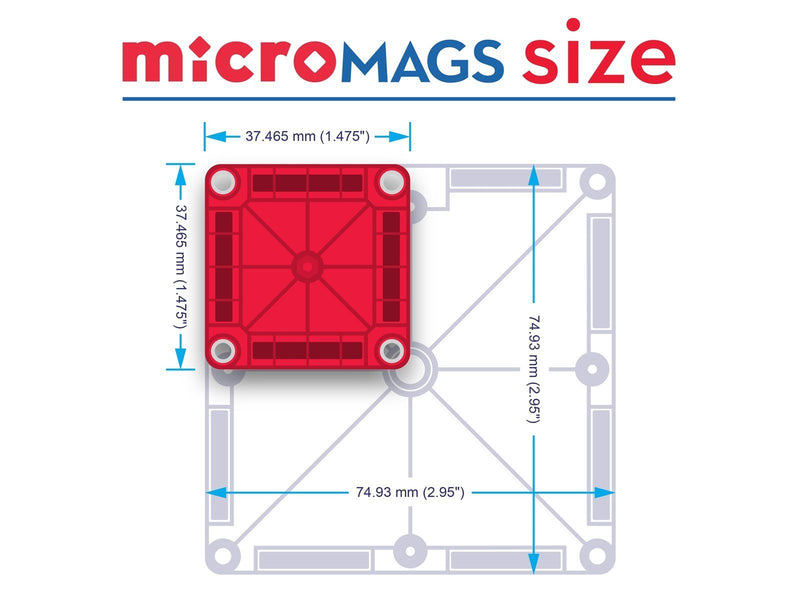 Magna-Tiles MicroMAGS Deluxe set 70pcs