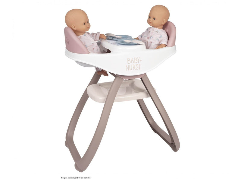 Smoby - Baby Nurse Baby chair for 2 Dolls