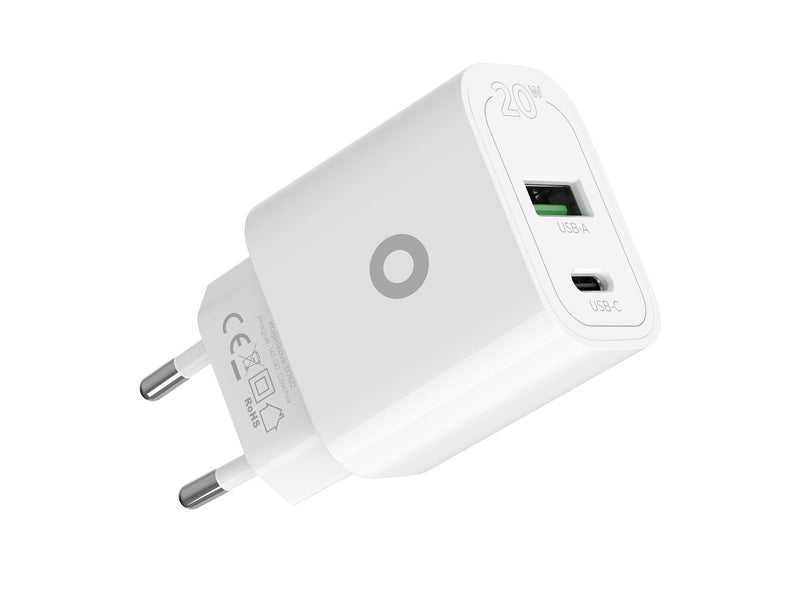 Mobile Origin PD20W Wall Charger MO12 1 USB-A + 1 USB-C