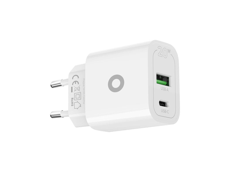Mobile Origin PD20W Wall Charger MO12 1 USB-A + 1 USB-C