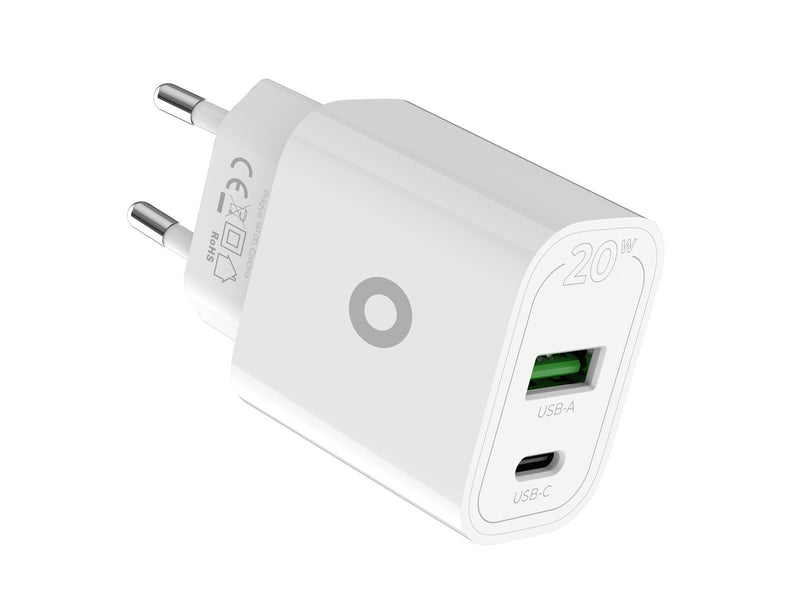 Mobile Origin PD20W Wall Charger MO12 1 USB-A + 1 USB-C