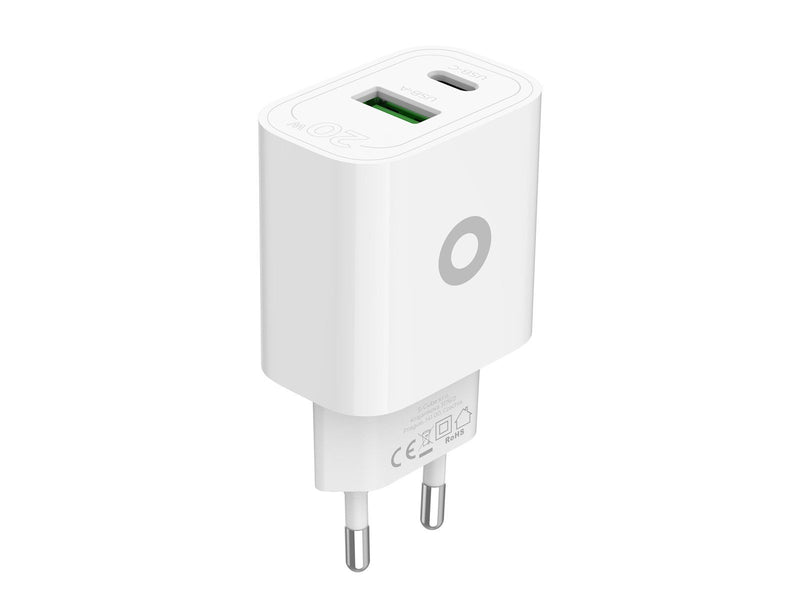 Mobile Origin PD20W Wall Charger MO12 1 USB-A + 1 USB-C