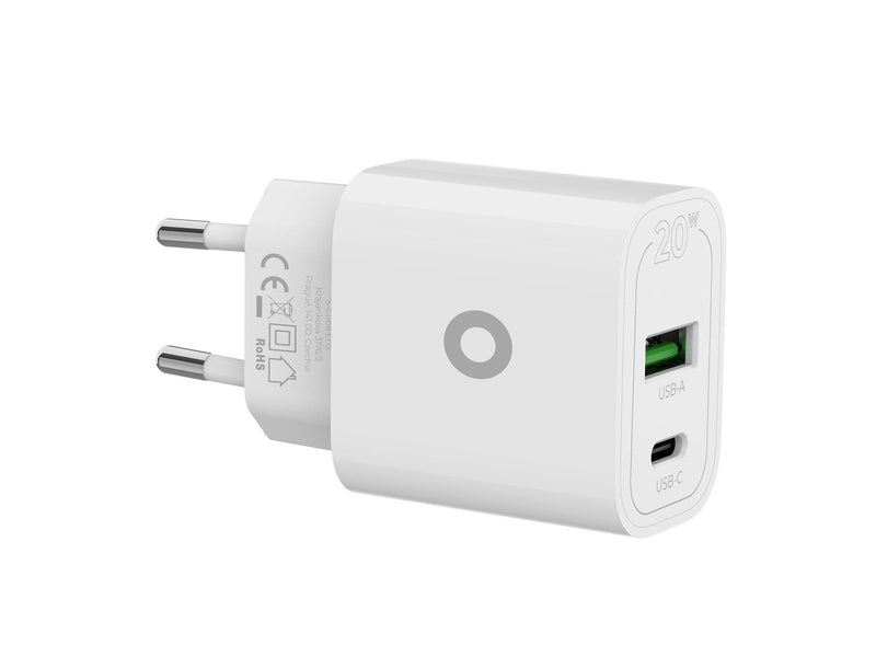 Mobile Origin PD20W Wall Charger MO12 1 USB-A + 1 USB-C