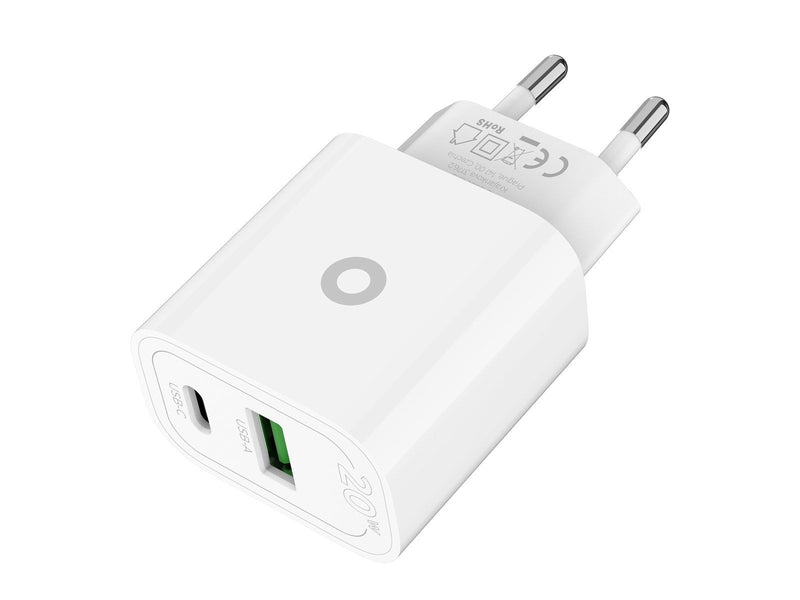 Mobile Origin PD20W Wall Charger MO12 1 USB-A + 1 USB-C
