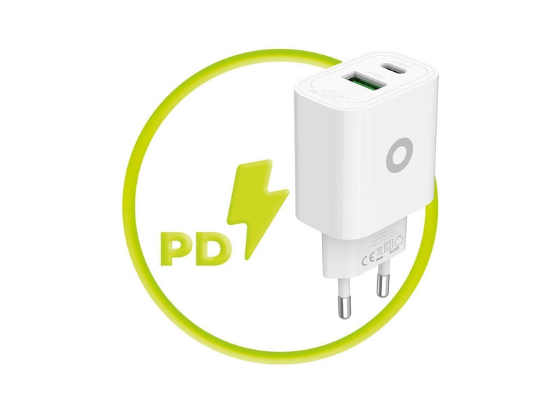 Mobile Origin PD20W Wall Charger MO12 1 USB-A + 1 USB-C