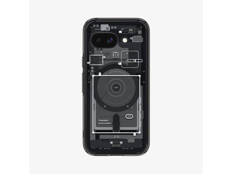 Spigen Ultra Hybrid MagSafe zero one black - Google Pixel 9a