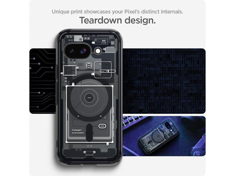 Spigen Ultra Hybrid MagSafe zero one black - Google Pixel 9a