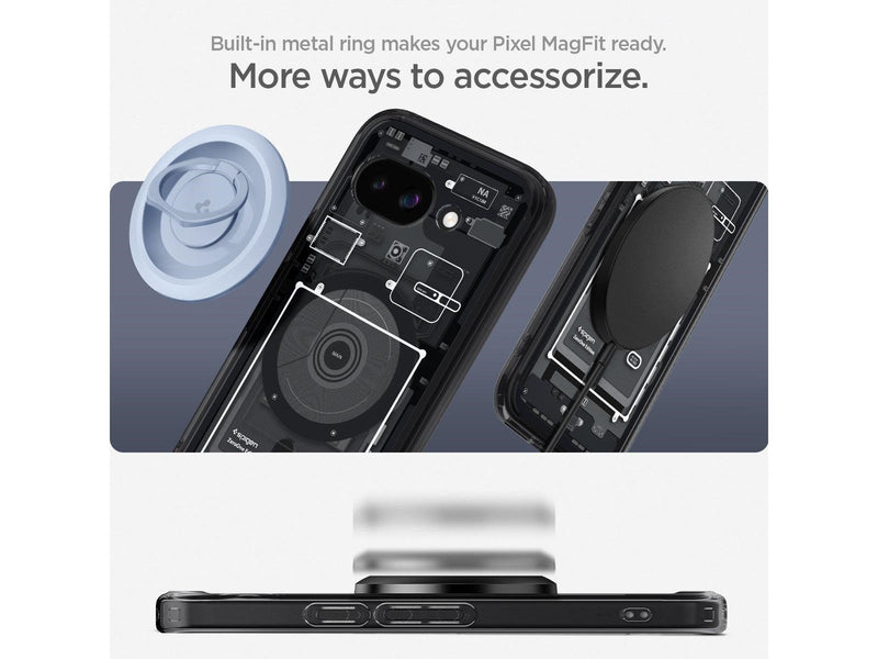 Spigen Ultra Hybrid MagSafe zero one black - Google Pixel 9a
