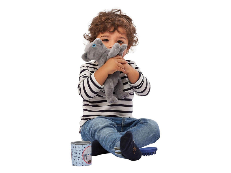 Ecoiffier - Cuddly Toy Cat with Cat Basket Playset 9 pcs.