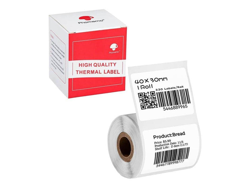 Phomemo Sticker Labels 30x40mm 230 pcs. - White